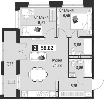 Планировка квартиры
