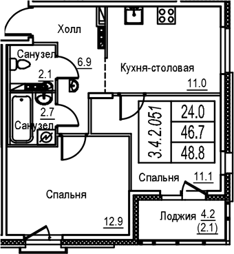 Планировка квартиры