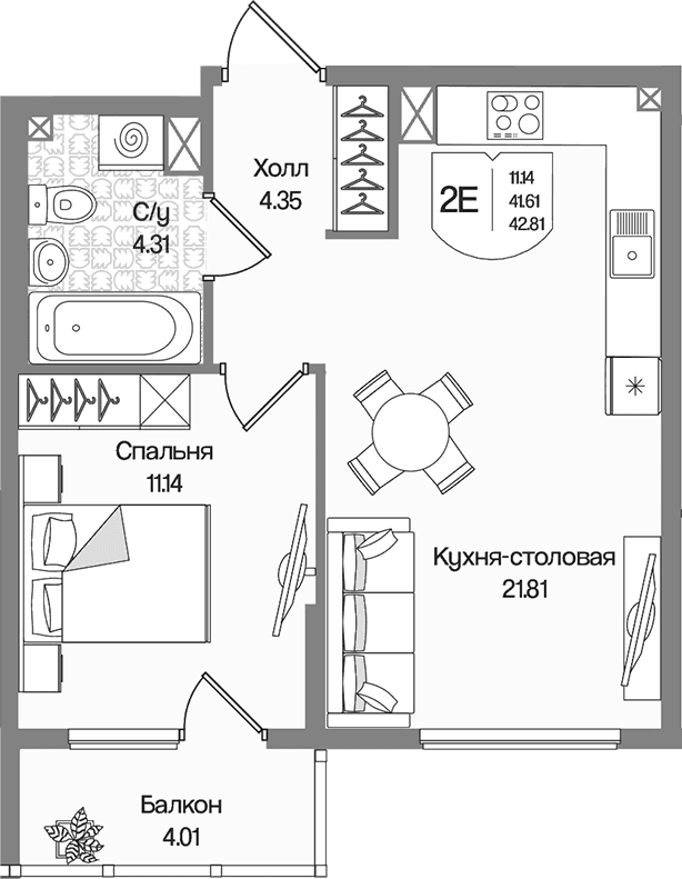 Планировка квартиры