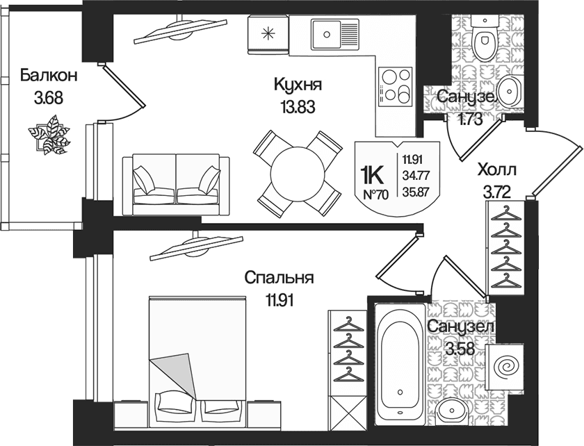 Планировка квартиры