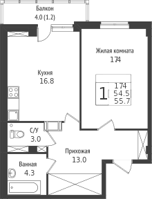 Планировка квартиры