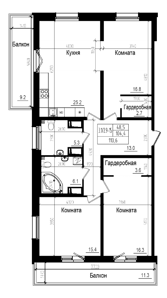 Планировка квартиры