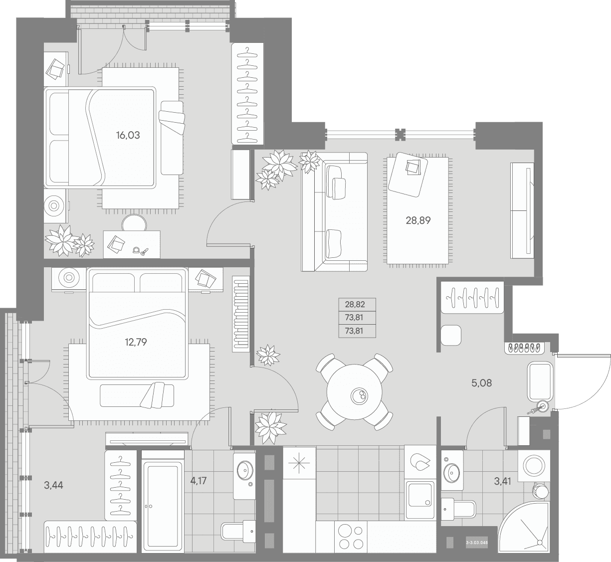 Планировка квартиры