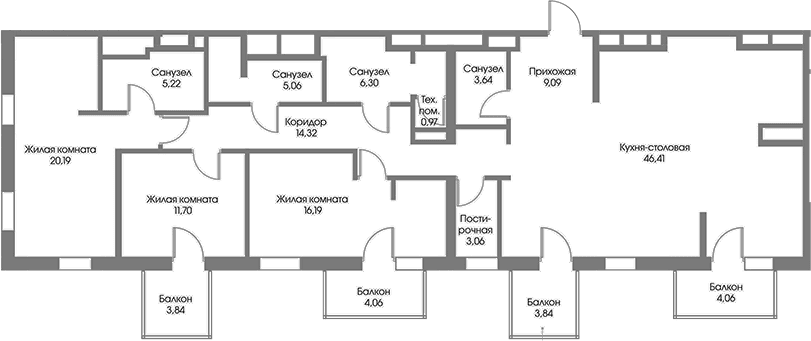 Планировка квартиры
