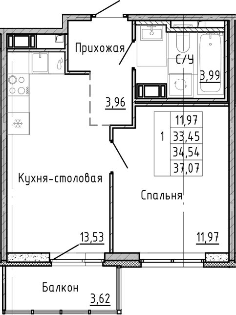 Планировка квартиры