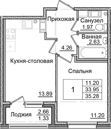 Планировка квартиры