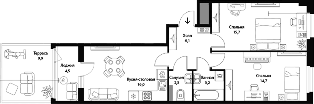 Планировка квартиры