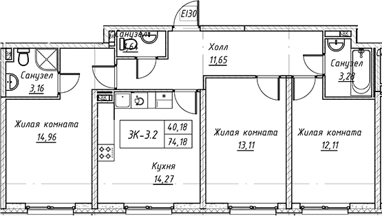 Планировка квартиры