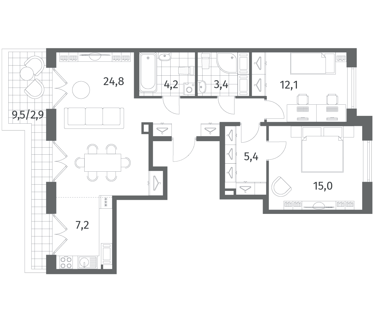 Планировка квартиры