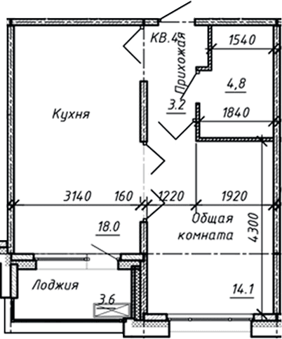 Планировка квартиры