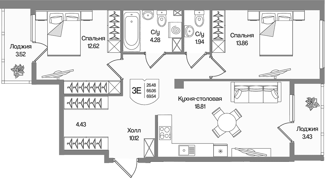 Планировка квартиры