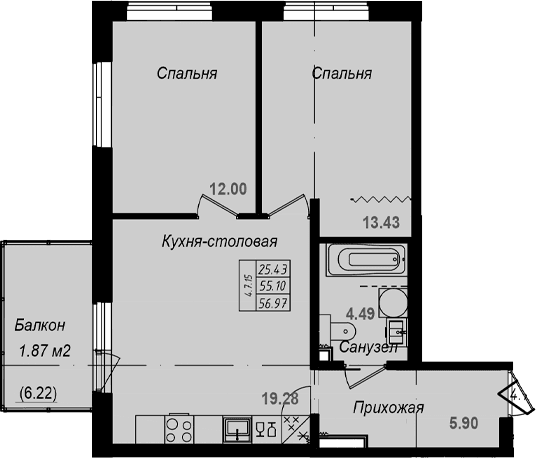 Планировка квартиры