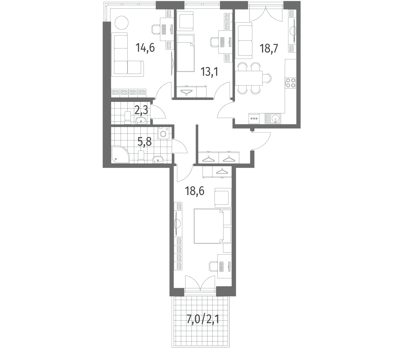 Планировка квартиры