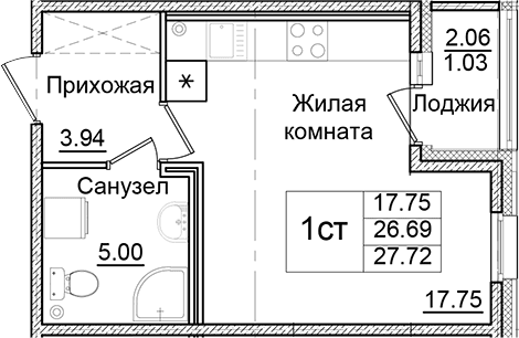 Планировка квартиры