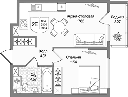 Планировка квартиры