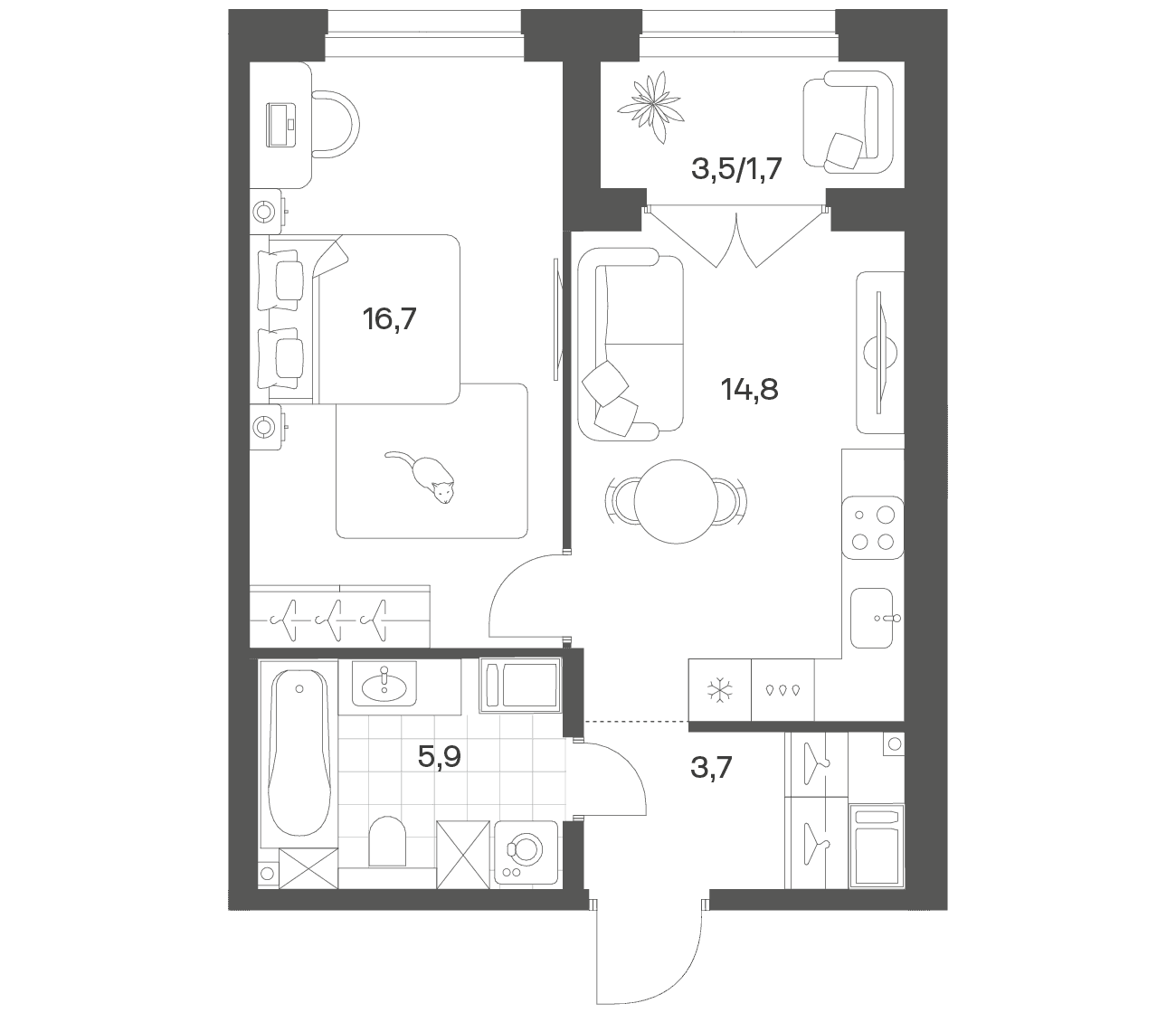 Планировка квартиры