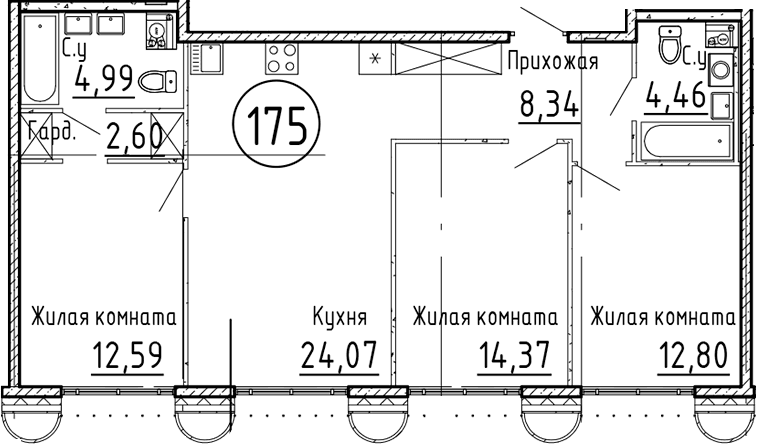 Планировка квартиры