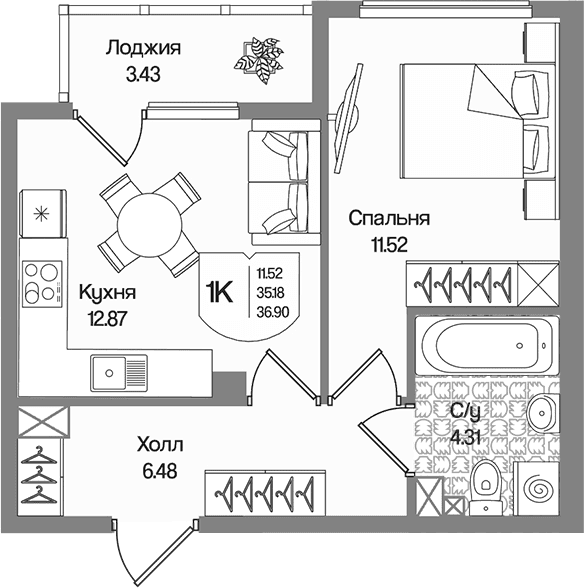 Планировка квартиры