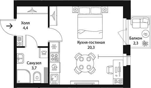 Планировка квартиры