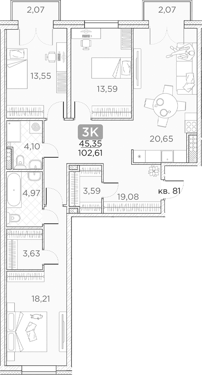 Планировка квартиры