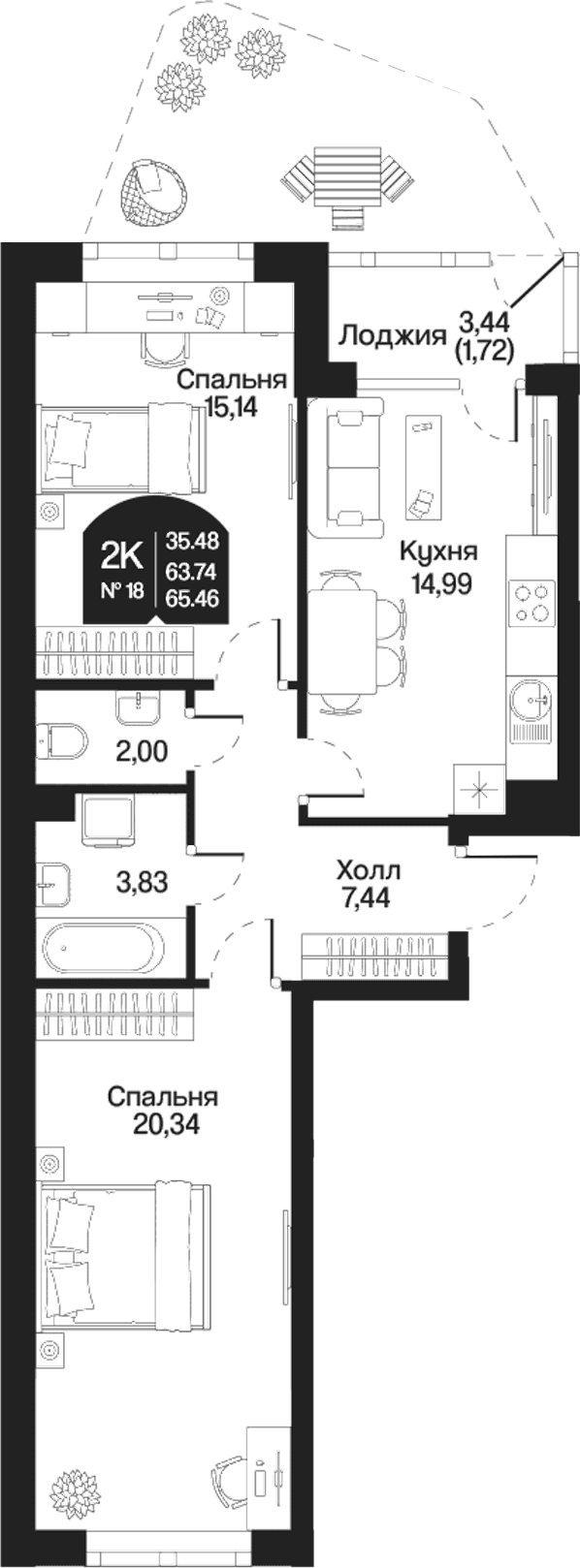 Планировка квартиры
