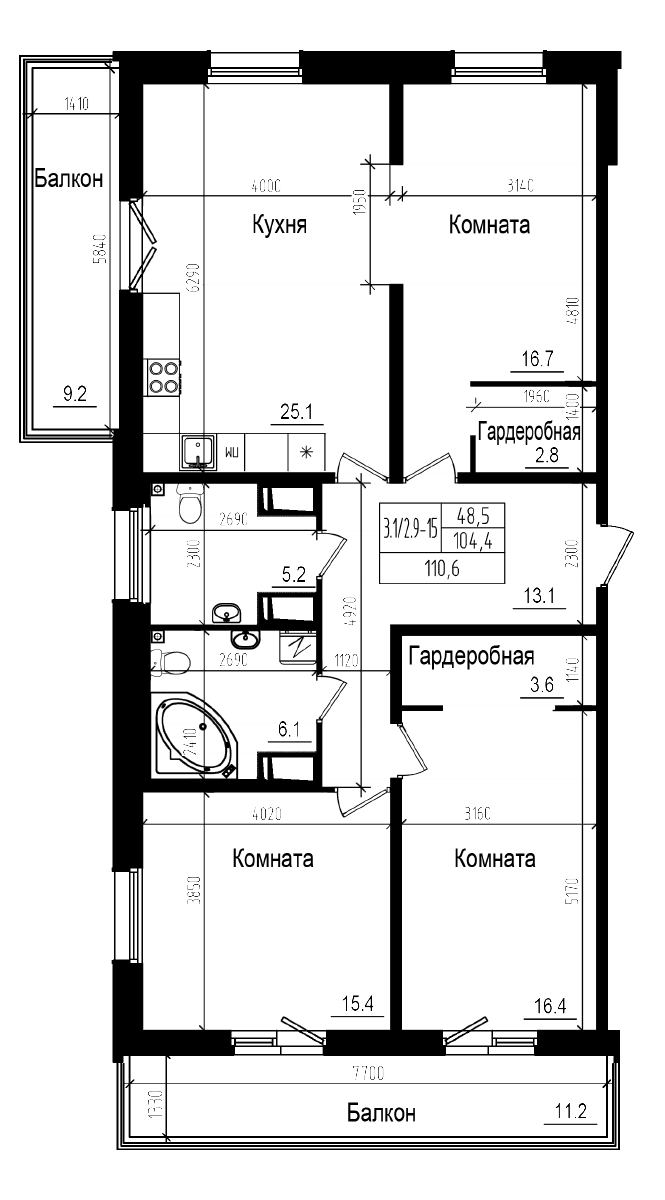 Планировка квартиры