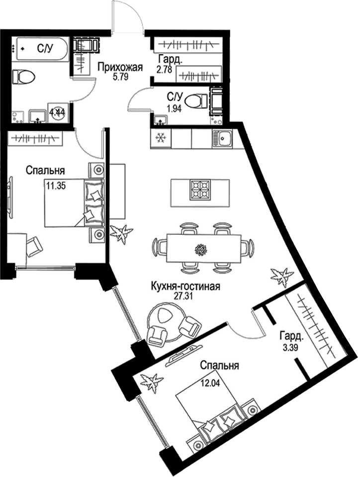 Планировка квартиры
