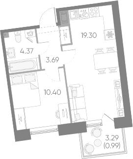 Планировка квартиры
