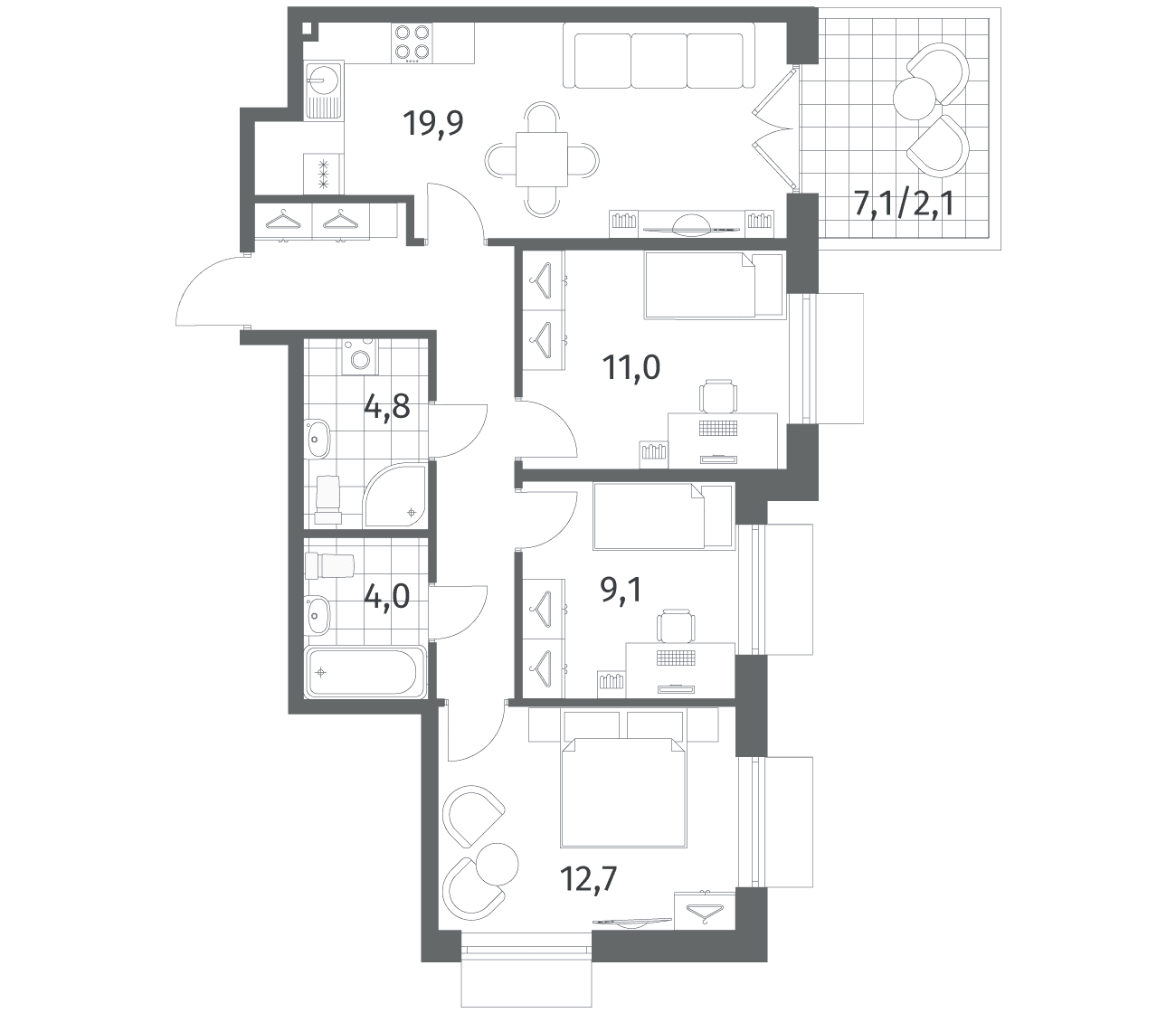 Планировка квартиры