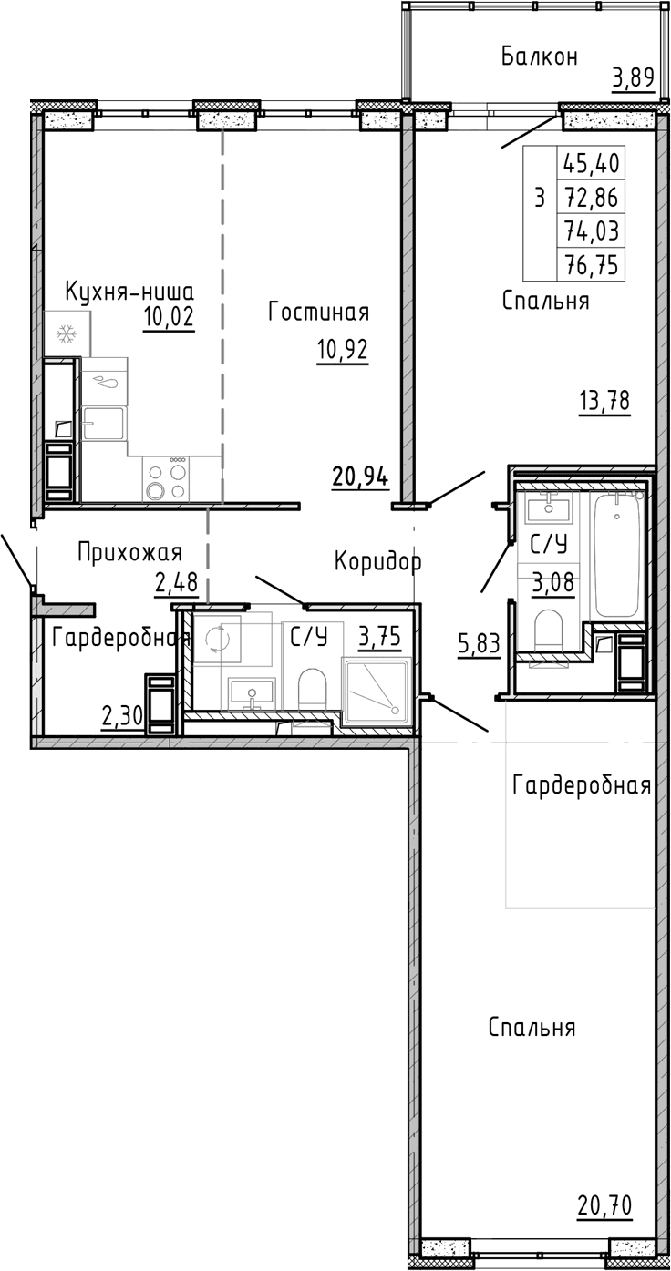 Планировка квартиры
