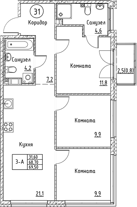 Планировка квартиры