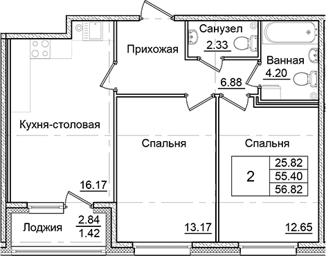 Планировка квартиры