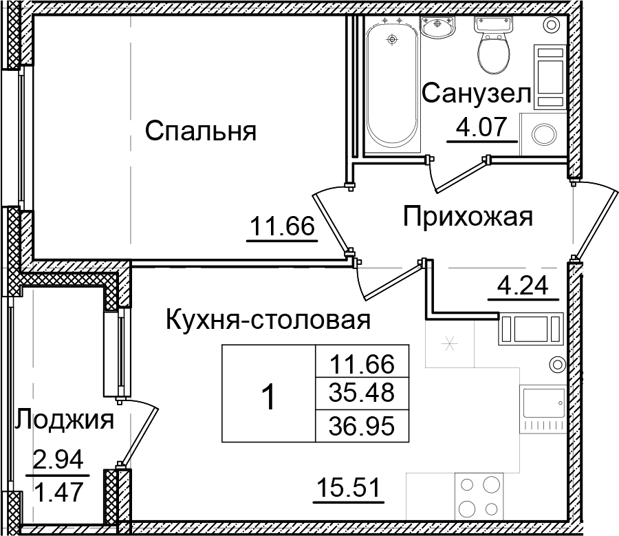 Планировка квартиры