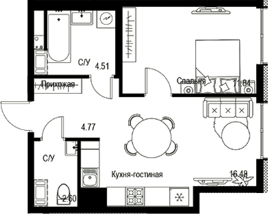 Планировка квартиры