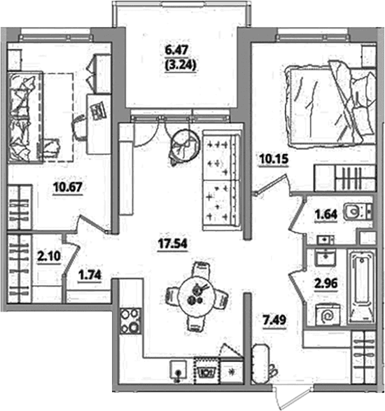 Планировка квартиры