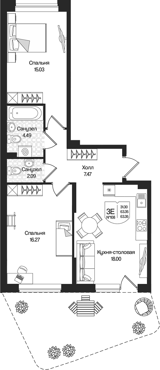 Планировка квартиры