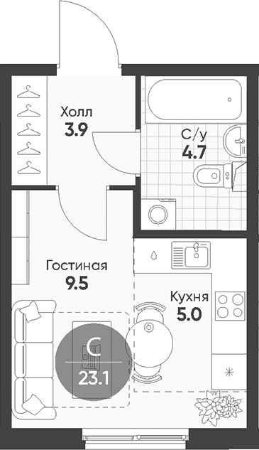 Планировка квартиры