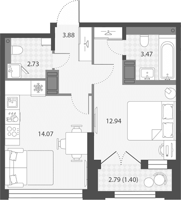 Планировка квартиры
