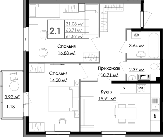 Планировка квартиры