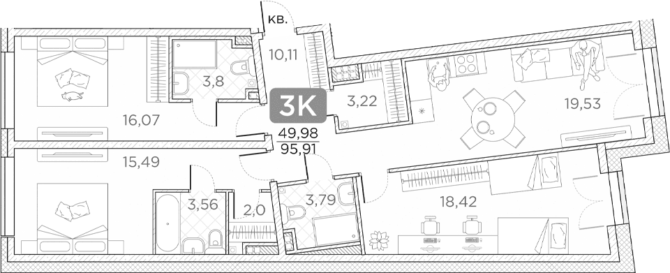 Планировка квартиры