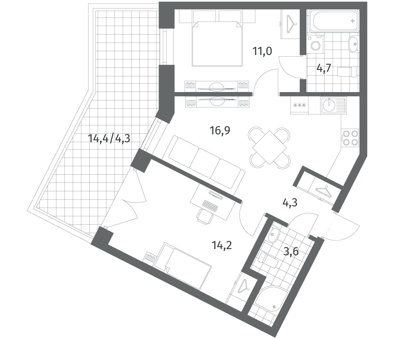 Планировка квартиры