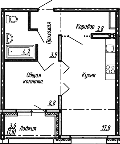 Планировка квартиры