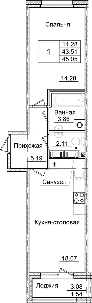 Планировка квартиры