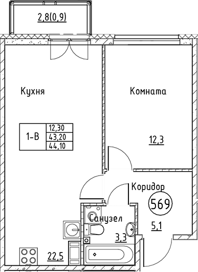 Планировка квартиры