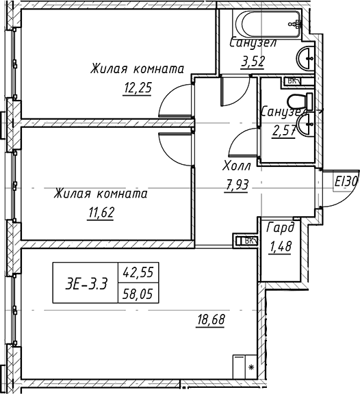 Планировка квартиры