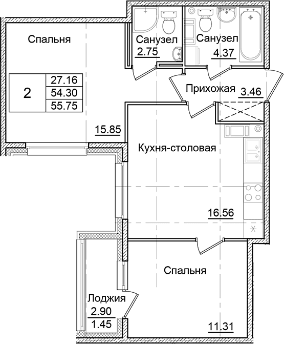 Планировка квартиры