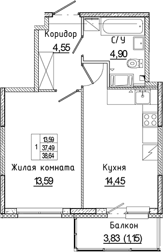Планировка квартиры