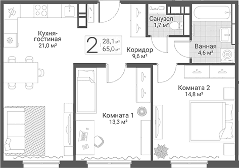 Планировка квартиры