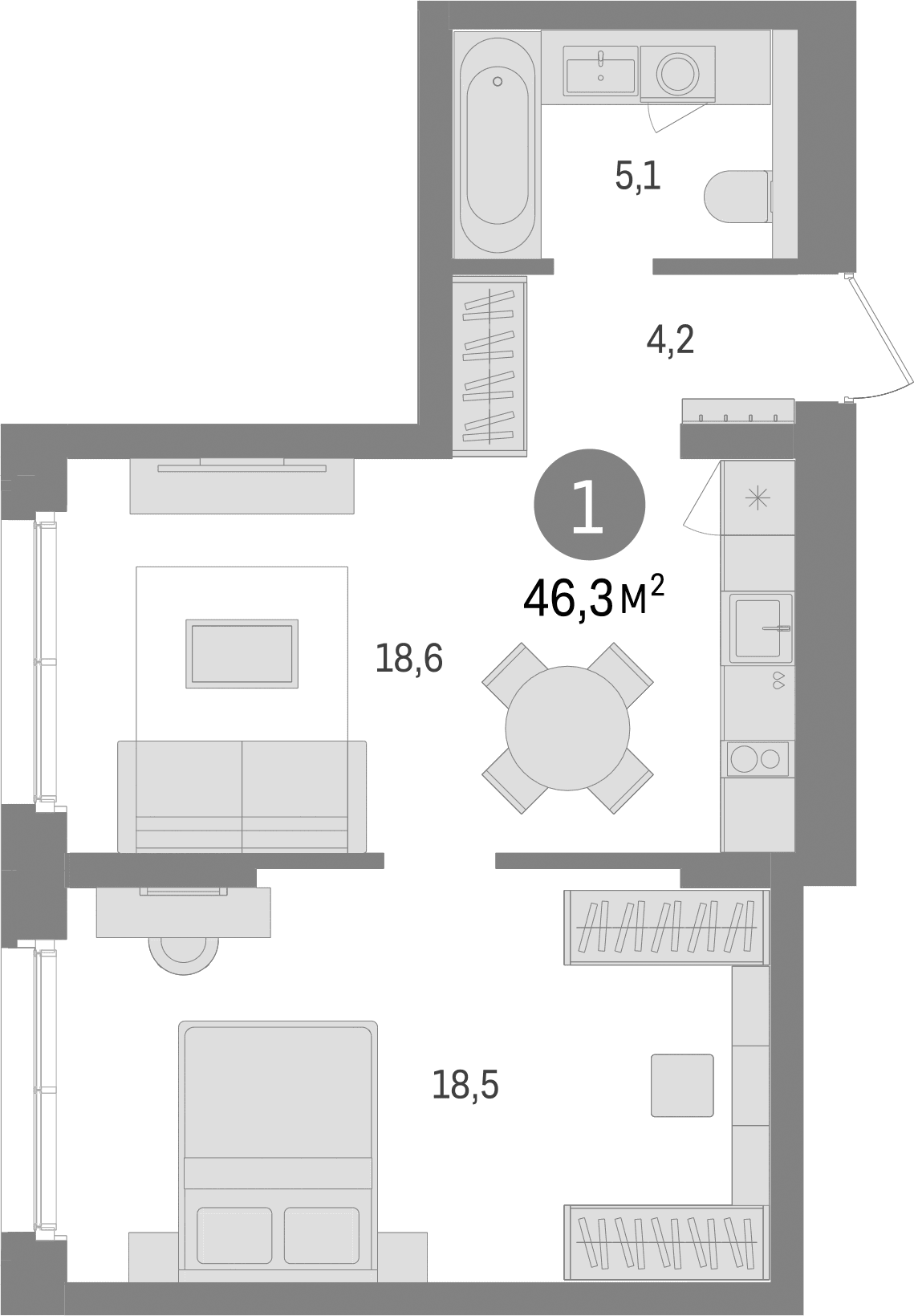 Планировка квартиры