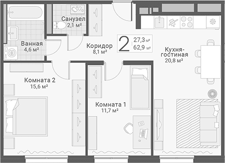 Планировка квартиры